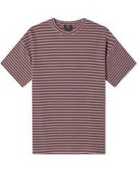 A.P.C. - Bahaia Stripe T-Shirt - Lyst