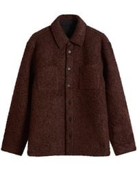 Wax London - Mount Reversible Boucle Overshirt - Lyst