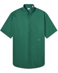 Burberry - Ekd Logo Short Sleeve Shirt - Lyst