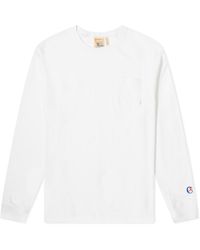 Champion - Long Sleeve Pocket T-Shirt - Lyst