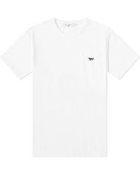 Maison Kitsuné - Fox Patch Classic Pocket T-Shirt - Lyst