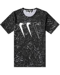 Comme des Garçons - Comme Des Garçons X Nike Horizontal Multi Swoosh T-shirt - Lyst