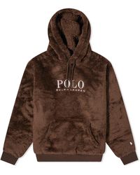 Polo Ralph Lauren - High Pile Fleece Hoodie - Lyst