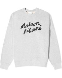 Maison Kitsuné - Handwriting Comfort Crew Sweat - Lyst