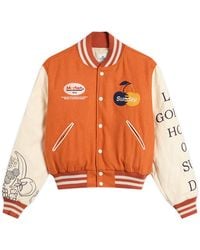 SUNDAYFRUITMARKET - Golden Hour Varsity Jacket - Lyst