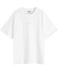 A.P.C. - X Asics Wind Logo T-Shirt - Lyst
