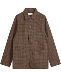 Universal Works - Alburquerque Check Bakers Jacket - Lyst