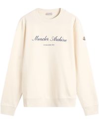 Moncler - Archive Embroidered Logo Sweatshirt - Lyst