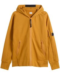 C.P. Company - Diagonal Raised Fleece Hooded Lens Sweatshirt - Lyst