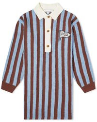 Maison Kitsuné - Striped Polo Dress - Lyst