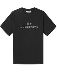Han Kjobenhavn - Hk Logo Boxy T-Shirt - Lyst