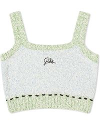 Gcds - Bouclé Knit Mini Top - Lyst
