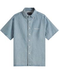 thisisneverthat - Washed Denim Shortsleeve Shirt - Lyst