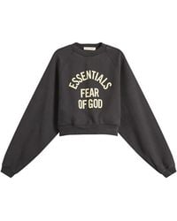 Fear Of God - Campus 90's Cropped Raglan Crewneck - Lyst