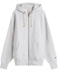 Champion - Reverse Weave Fleece Zip Hoodie - Lyst
