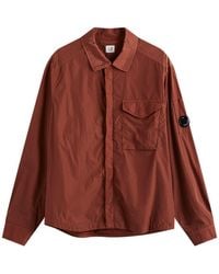 C.P. Company - Chrome-R Full Zip Overshirt - Lyst