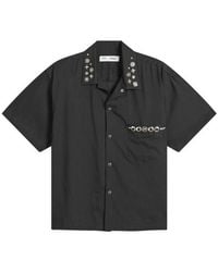 Toga - Toga Plain Weave Metal Short Sleeve Shirt - Lyst