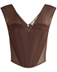 KNWLS - Grace Corset Top - Lyst