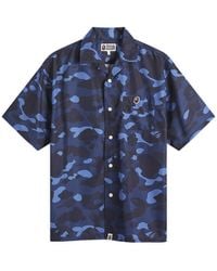 A Bathing Ape - Colour Camo One Point Vacation Shirt - Lyst