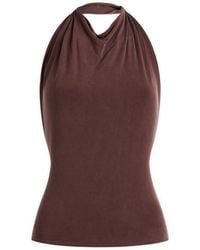 Peachy Den - Kylie Halter Top - Lyst