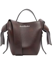 Acne Studios - Top Handle Mini Bag Dark - Lyst