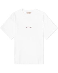 Marni - Small Logo T-Shirt - Lyst