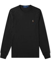 Polo Ralph Lauren - Long Sleeve Cotton Custom T-Shirt - Lyst