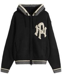 No Problemo - Nyp Varsity Zip Through Knit - Lyst