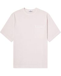 Stone Island - Marina Logo Pocket T-Shirt - Lyst