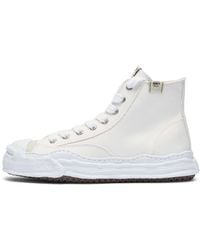 Maison Mihara Yasuhiro - Hank High Original Sole Toe Cap Canvas Sneakers - Lyst