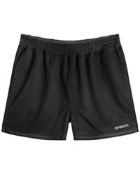 Represent - Washed Mesh Shorts - Lyst
