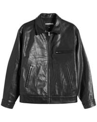Neighborhood - Leather Sports Jacket - Lyst