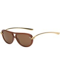 Bottega Veneta - Bottega Veneta Bv1418S New Knot Sunglasses - Lyst