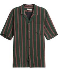 Dries Van Noten - Fluid Striped Viscose Silk Shirt - Lyst