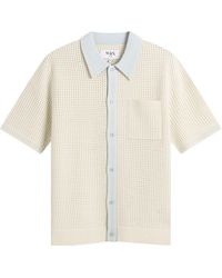 Wax London - Belle Tipped Pointelle Shirt - Lyst