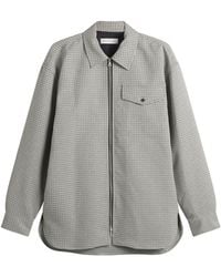 Dries Van Noten - Double Faced Gingham Shirt Jacket - Lyst