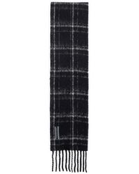 Our Legacy - Alpaca-Blend Checked Fringed Scarf - Lyst