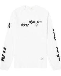 1017 ALYX 9SM - Long Sleeve Logo T-Shirt - Lyst