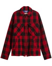 Junya Watanabe - X Filson Check Zip Overshirt - Lyst