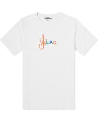A.P.C. - X Jw Anderson Anchor Logo T-Shirt - Lyst