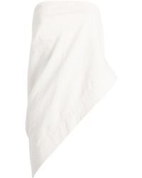 St. Agni - Cloud Asymm Drape Top - Lyst
