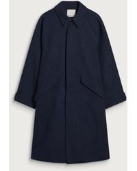 YMC - Tyrell Wool Trench Coat - Lyst