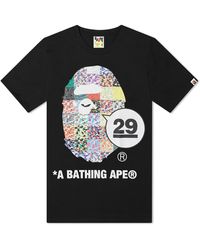 A Bathing Ape - 29Th Anniversary Ape Head T-Shirt - Lyst