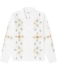 Bode - Embroidered Buttercup Shirt - Lyst