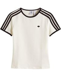 adidas - 3 Stripe Cali T-Shirt - Lyst