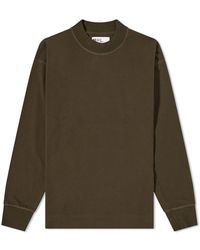 MHL by Margaret Howell Long Sleeve Gym Tee - Green
