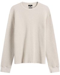 Beams Plus - Waffle Crew Neck Sweatshirt - Lyst
