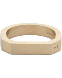 Miansai - Hex Plated Ring - Lyst