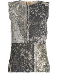 Maison Margiela - Patchwork Sequin Top - Lyst