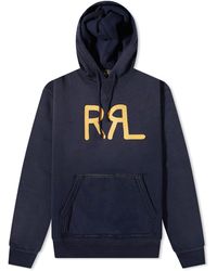 RRL - Long Sleeve Hooded Pullover - Lyst